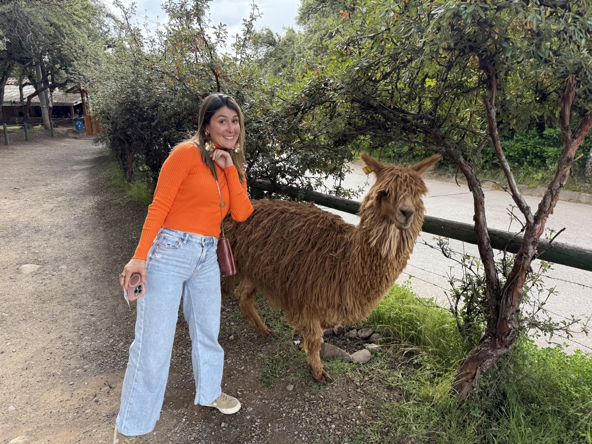 With llama